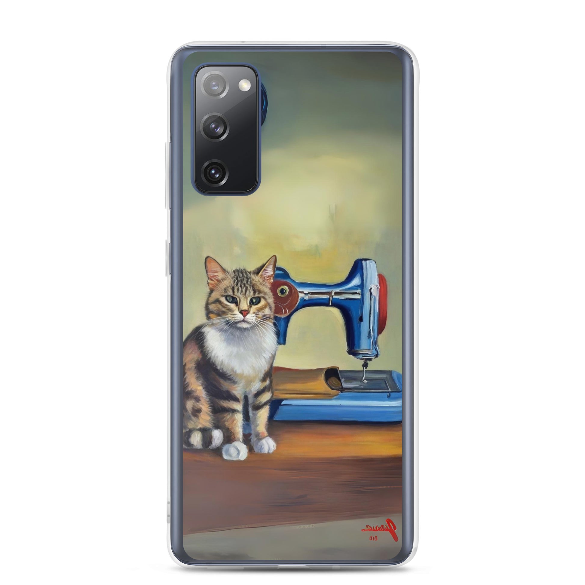 Samsung® Galaxy "Sewing Cats" Clear Phone Case Design – The Perfect Gift for People who Love to Sew