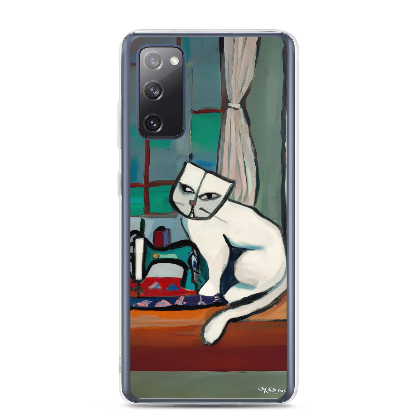 Samsung® Galaxy "Sewing Cats" Clear Phone Case Design – The Perfect Gift for People who Love to Sew