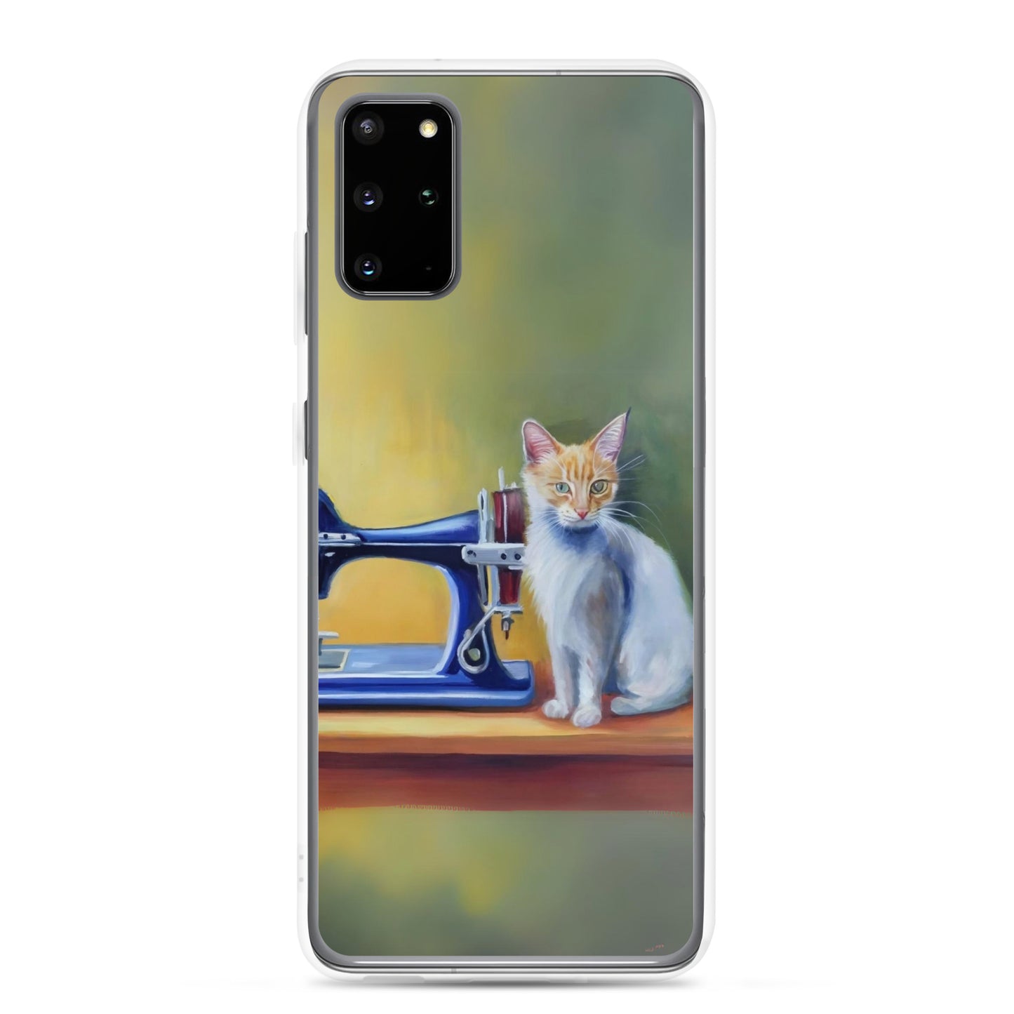 Samsung® Galaxy "Sewing Cats" Clear Phone Case Design – The Perfect Gift for People who Love to Sew