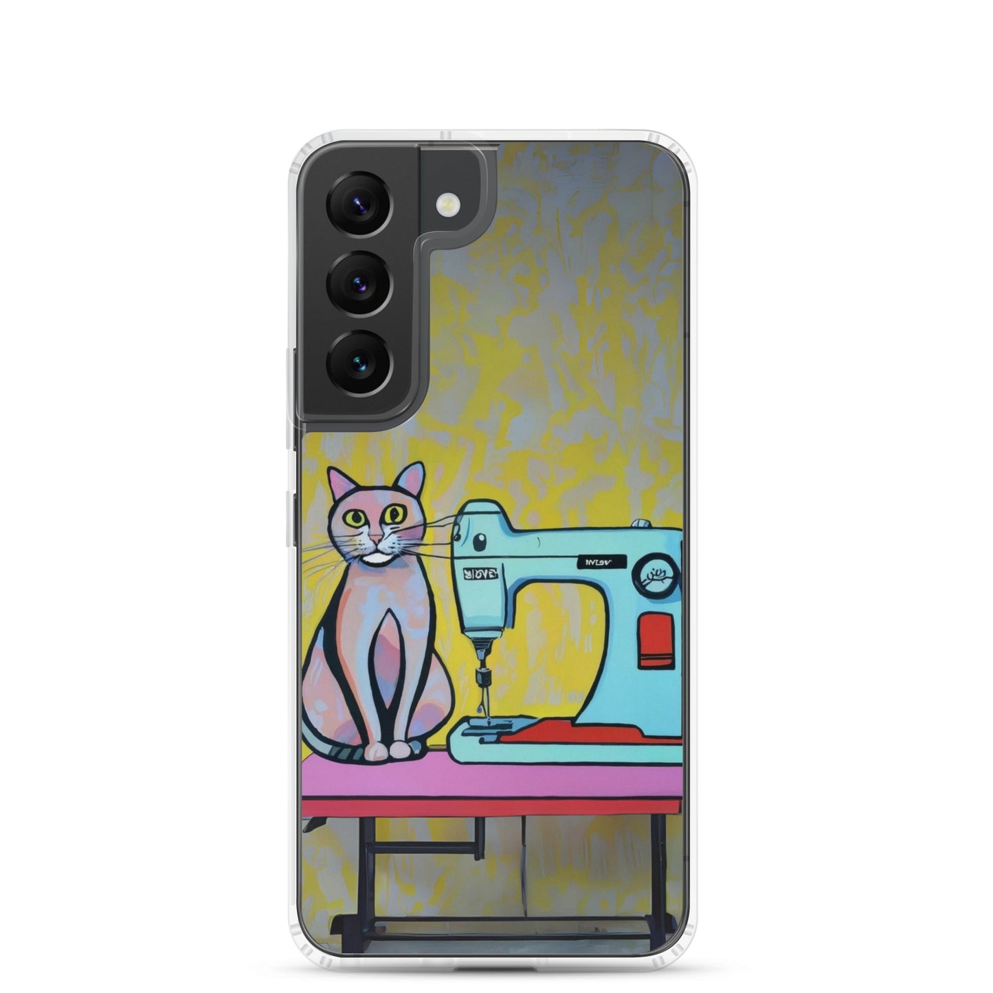 Samsung® Sewing Cats Clear Phone Case 8