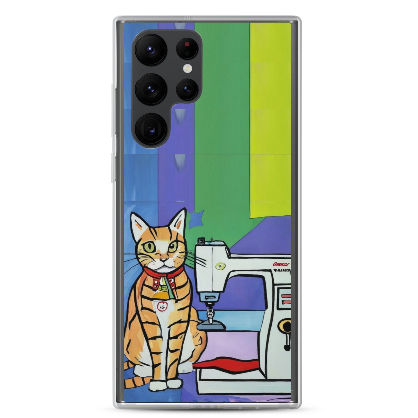 Samsung® Sewing Cats Clear Phone Case 9