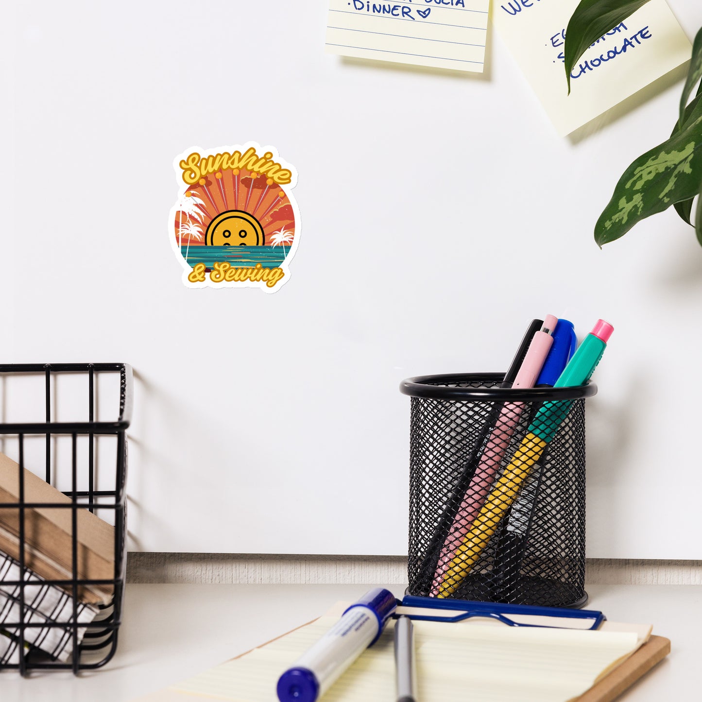 Sunshine and Sewing Magnet