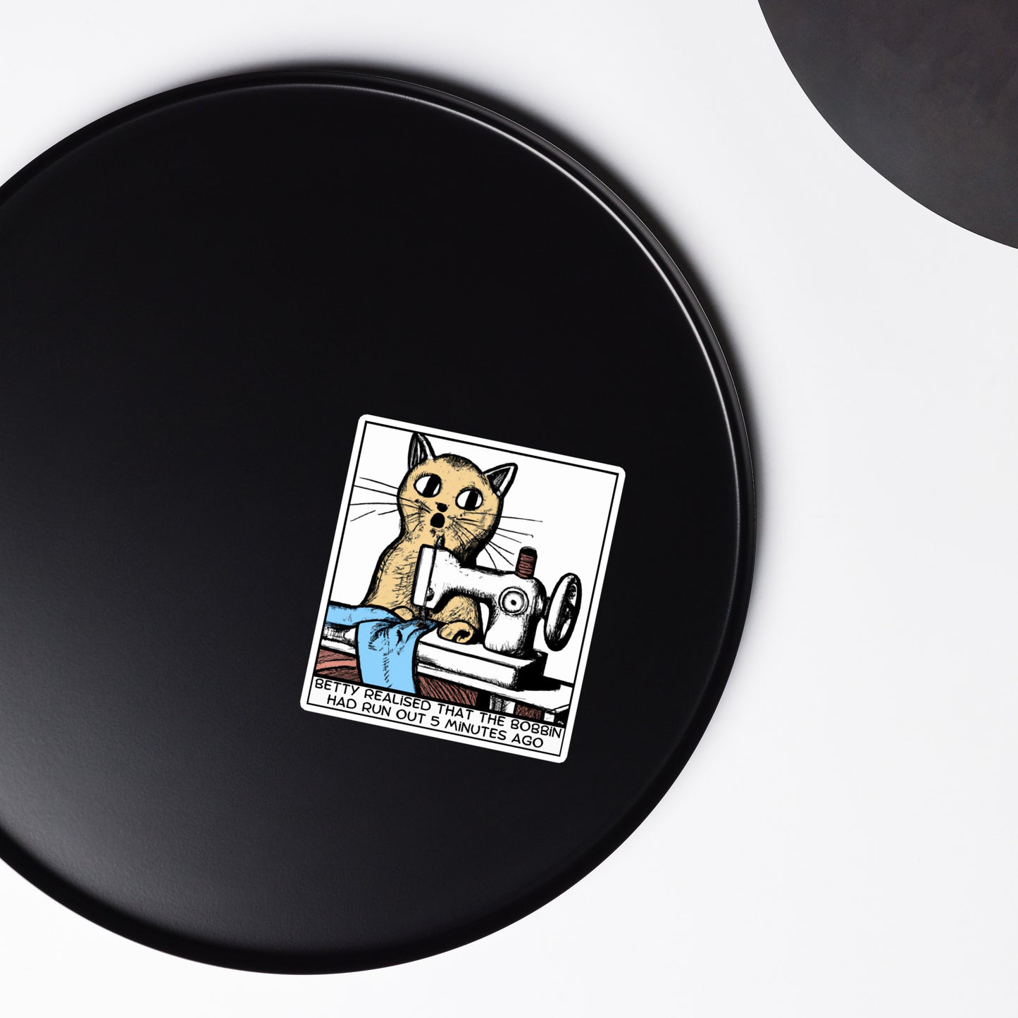 Betty Bobbin Cat Magnet