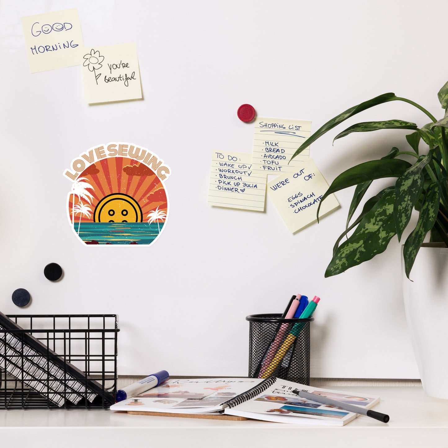 Tropical Love Sewing Magnet