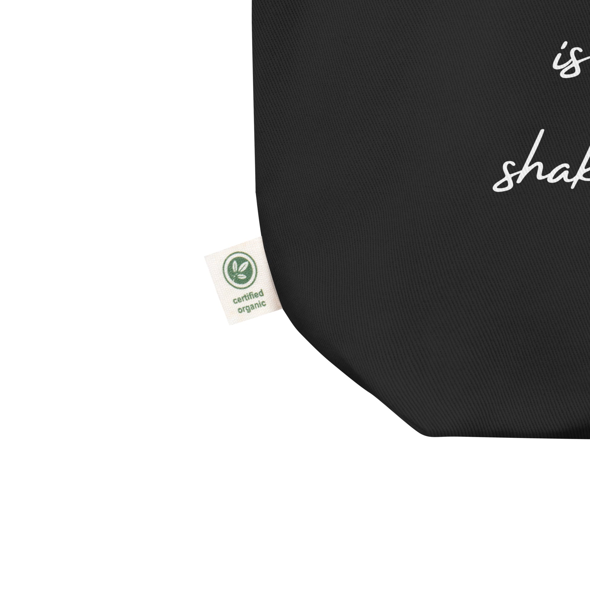 "Craftmanship" Inspirational Quote Graphic Tote Bag Black Gifts For People Who Sew