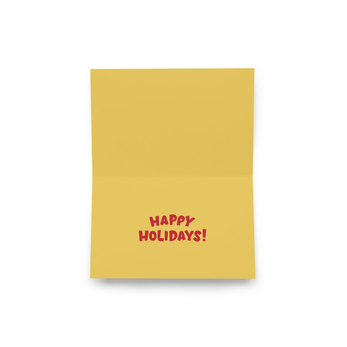 Happy Holidays Pop Art Sewing Cat Card