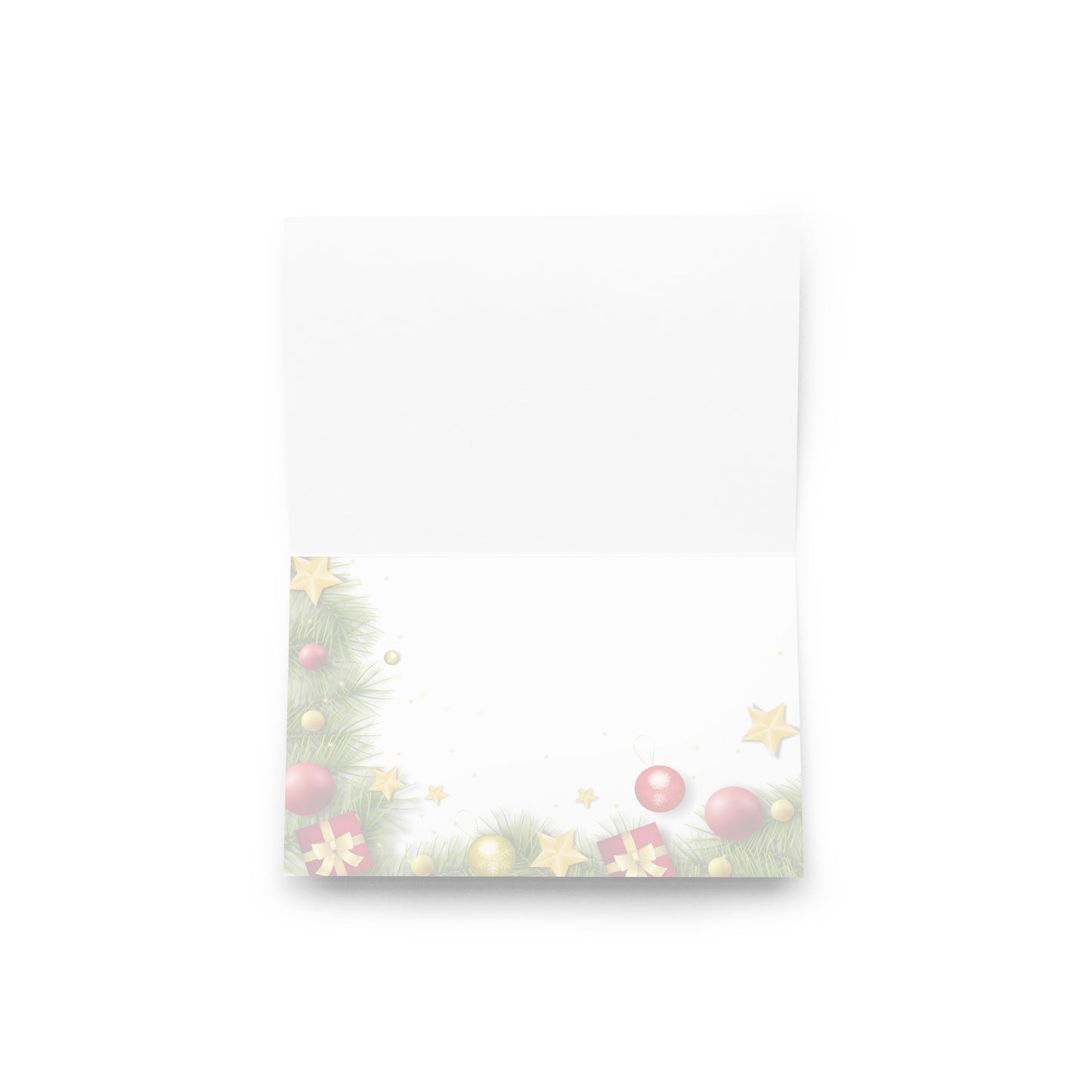 Merry Christmas Ginger Sewing Cat Card