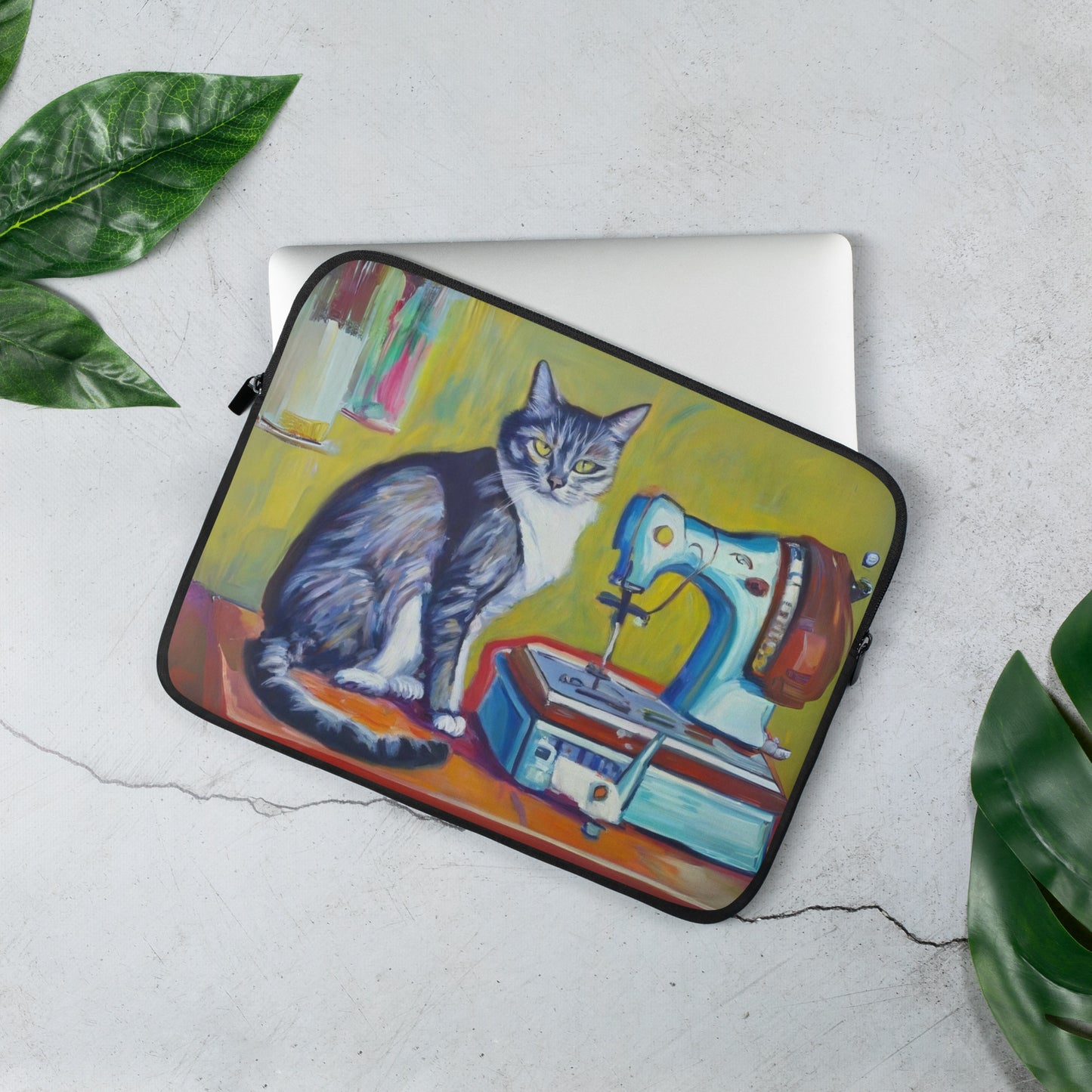 Sewing Cat 7 Laptop Sleeve