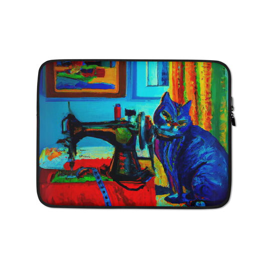 Sewing Cat 24 Laptop Sleeve