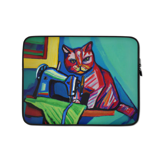 Sewing Cat 25 Laptop Sleeve