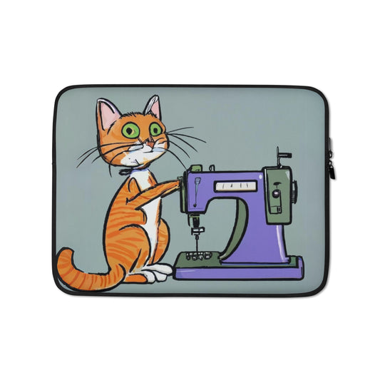 Sewing Cat 10 Laptop Sleeve