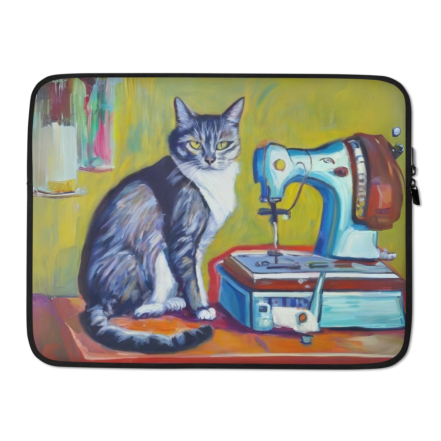 Sewing Cat 7 Laptop Sleeve