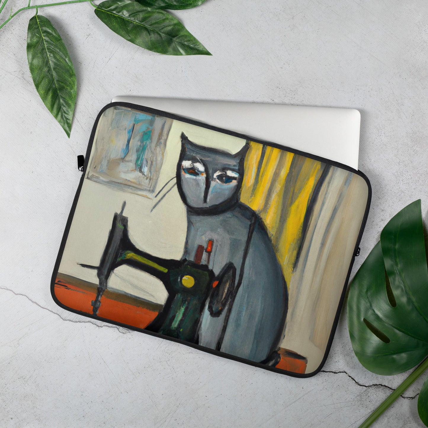 Sewing Cat 17 Laptop Sleeve