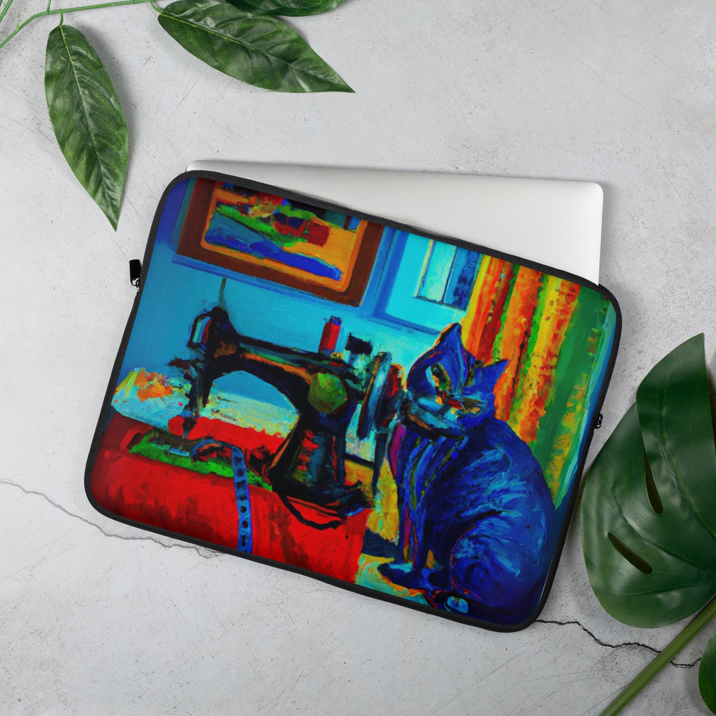 Sewing Cat 24 Laptop Sleeve