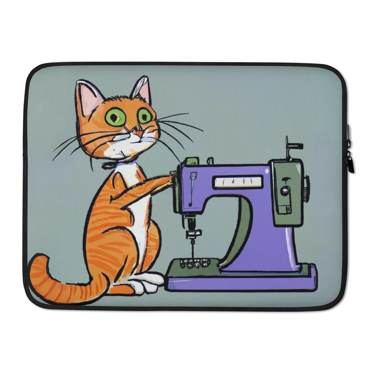 Sewing Cat 10 Laptop Sleeve