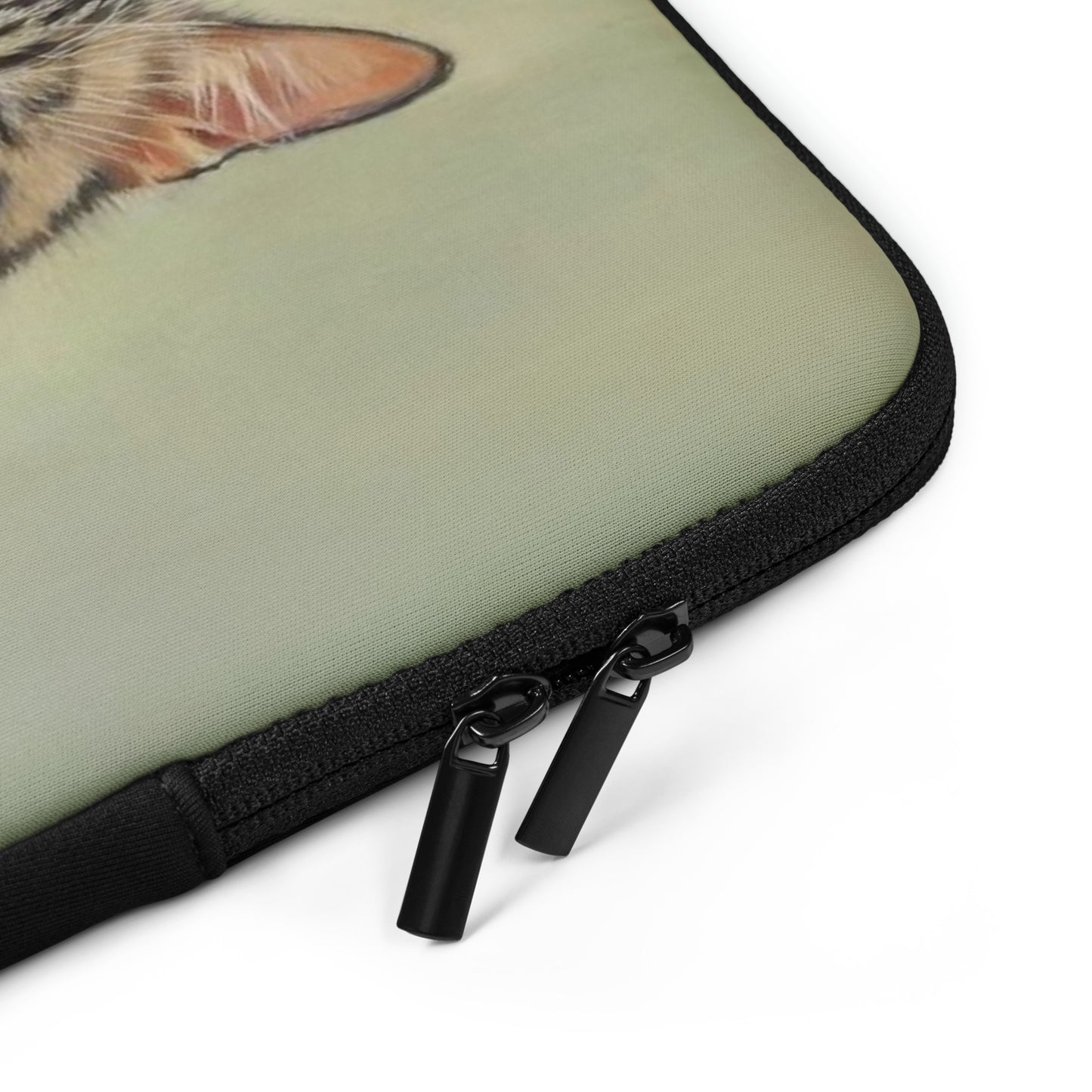 Laptop Sleeve with "Sewing Cat" design - The Perfect Gift for People who Love to Sew