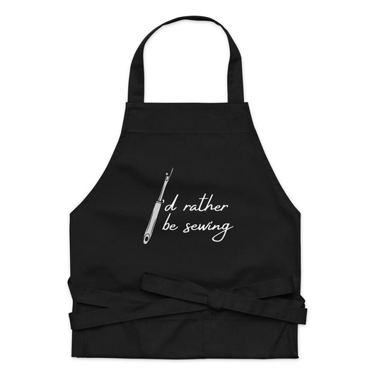 I'd Rather Be Sewing Graphic Apron Gifts For People Who Sew