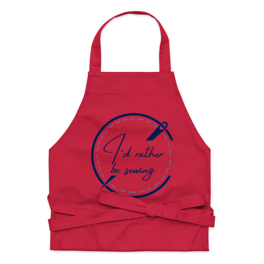 I'd Rather Be Sewing Graphic Apron Gifts For People Who Sew