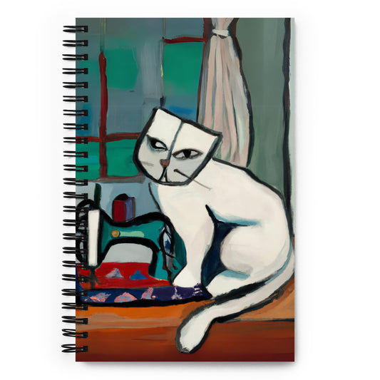 Spiral Notebook with "Sewing Cats" design – The Perfect Gift for People who Love to Sew