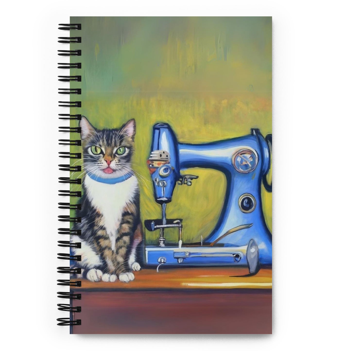 Spiral Notebook with "Sewing Cats" design – The Perfect Gift for People who Love to Sew