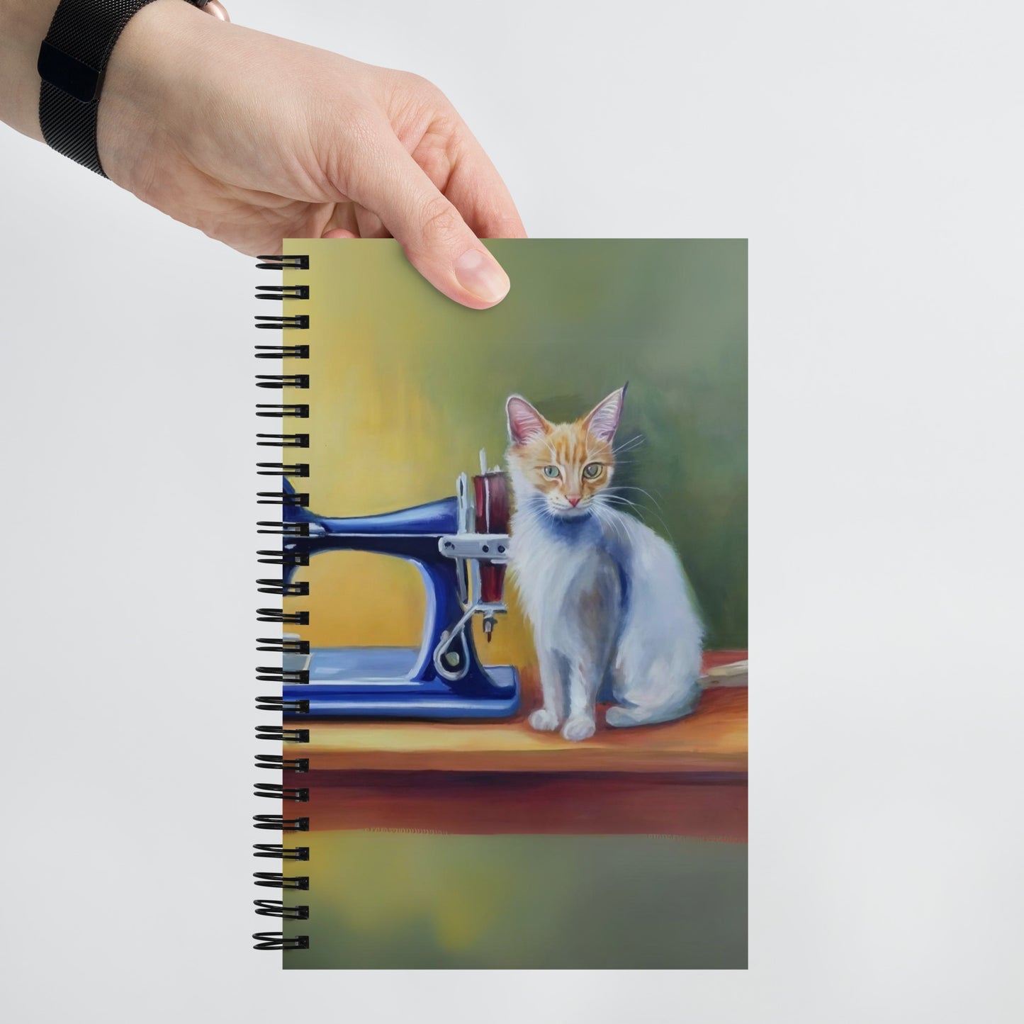 Spiral Notebook with "Sewing Cats" design – The Perfect Gift for People who Love to Sew