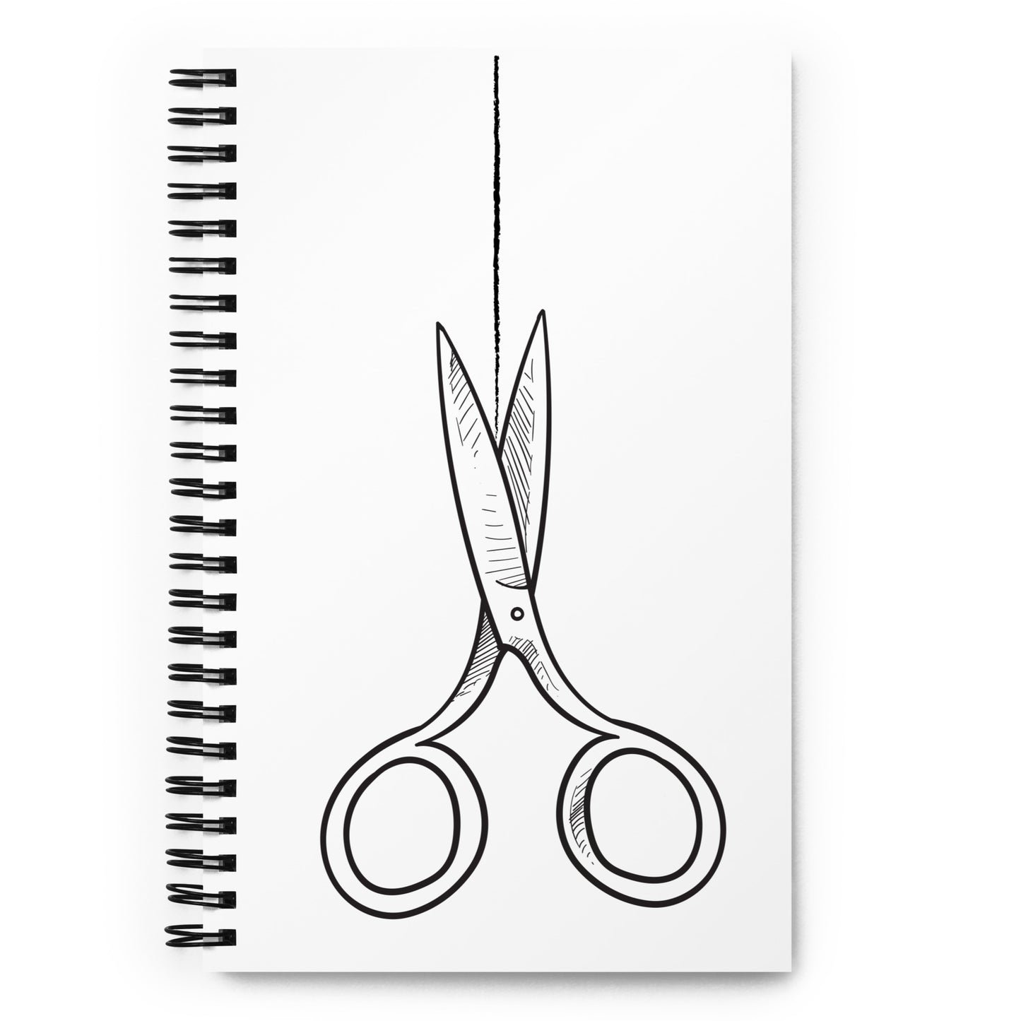 Spiral Notebook with "Bold Scissors" design – The Perfect Gift for People who Love to Sew