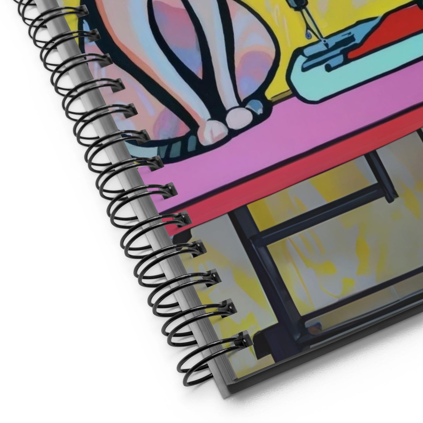 Spiral Notebook with "Sewing Cats" design – The Perfect Gift for People who Love to Sew