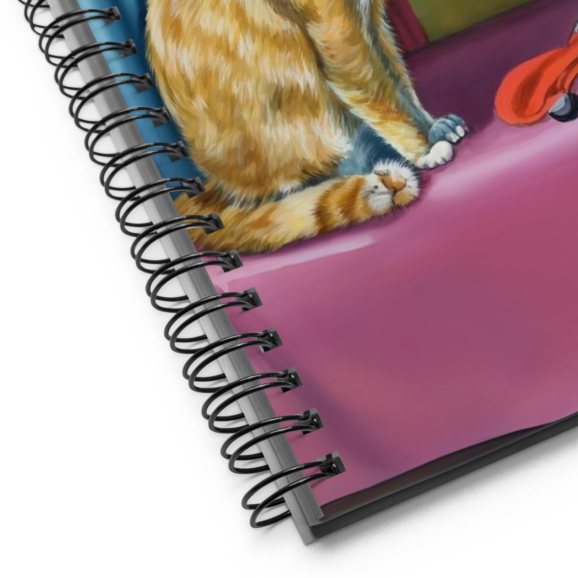 Spiral Notebook with "Sewing Cats" design – The Perfect Gift for People who Love to Sew