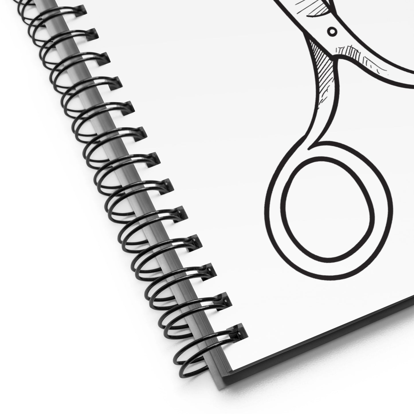 Spiral Notebook with "Bold Scissors" design – The Perfect Gift for People who Love to Sew