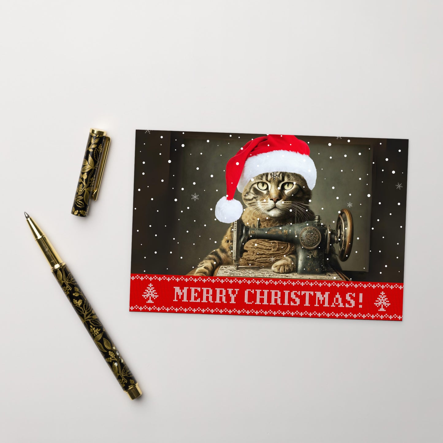 Merry Christmas Sewing Bro Postcard