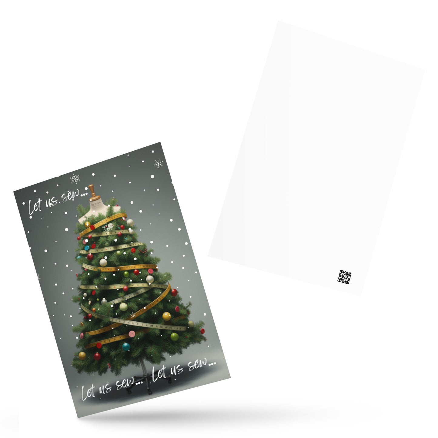 Let us Sew... Holiday Note Card