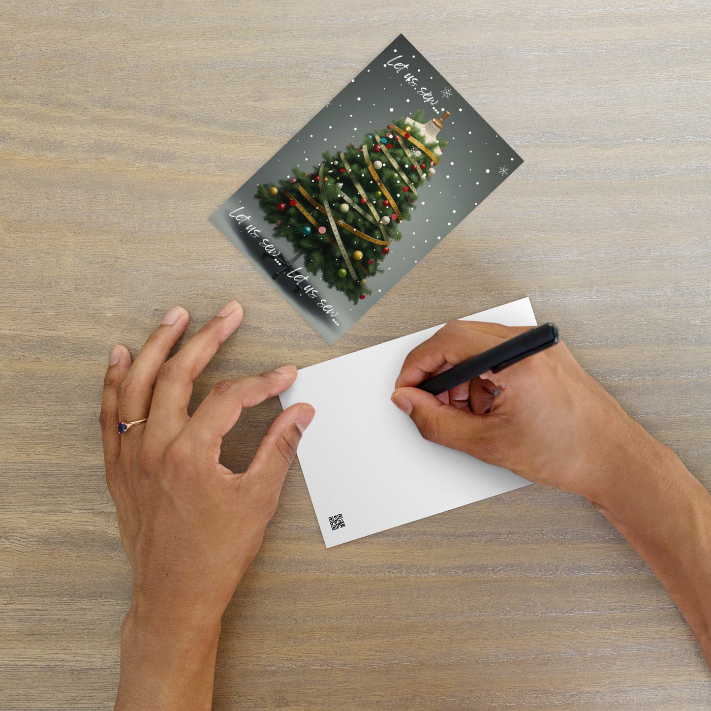 Let us Sew... Holiday Note Card