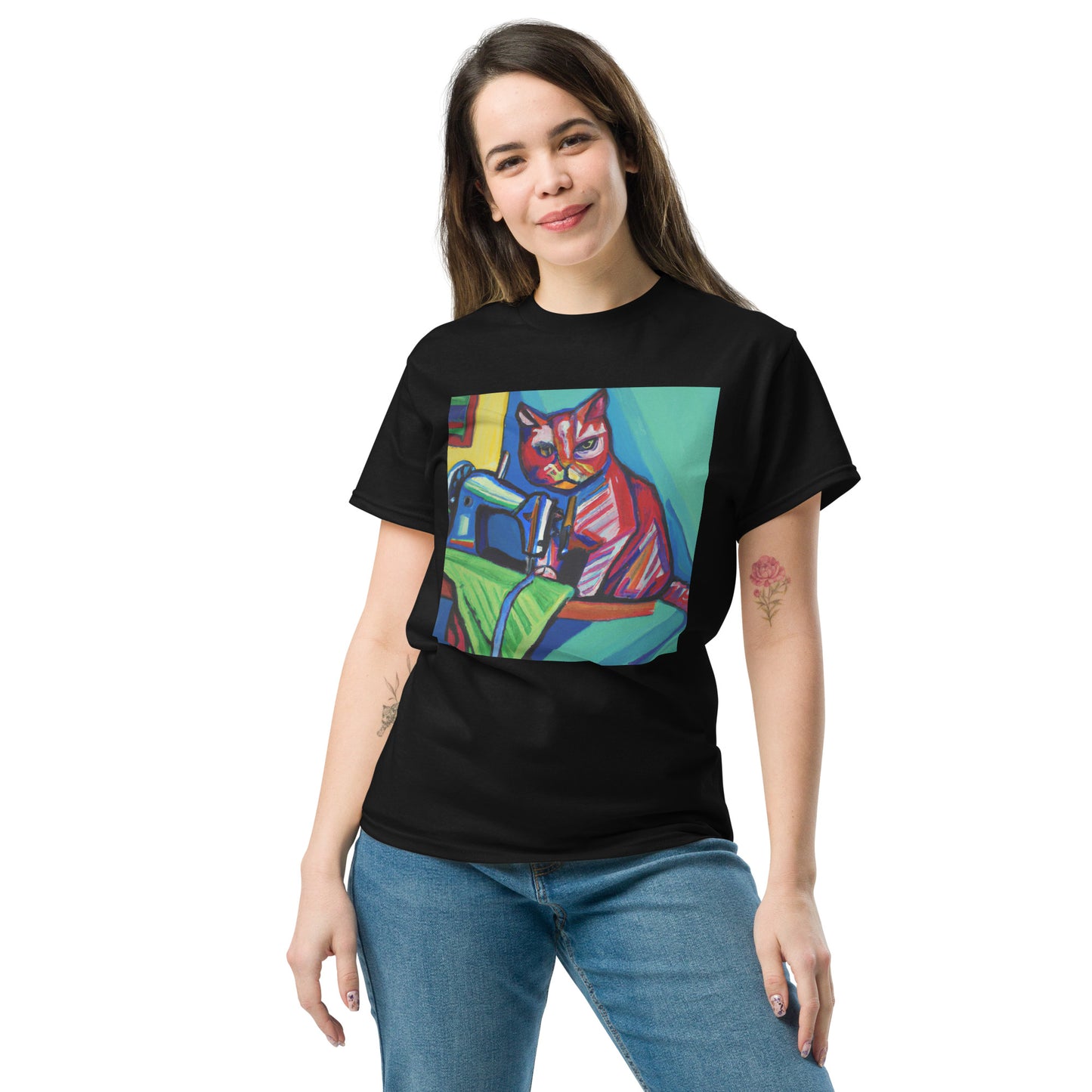 Sewing Cat 25 Unisex Classic T-shirt
