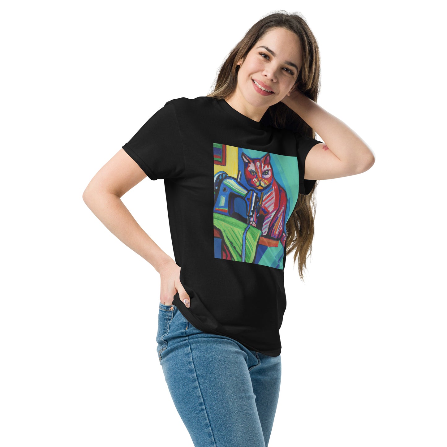 Sewing Cat 25 Unisex Classic T-shirt