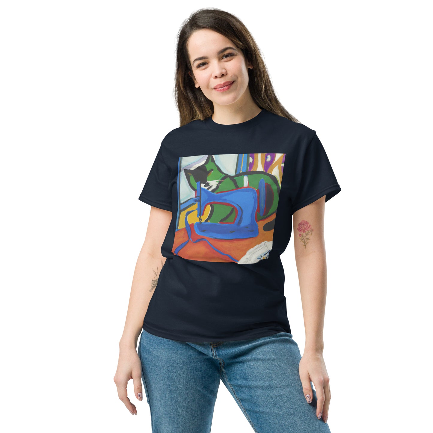 Sewing Cat 15 Unisex Classic T-shirt