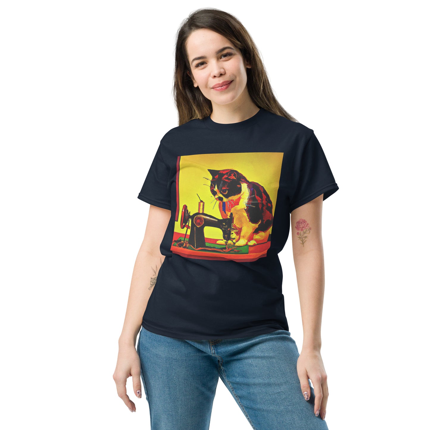 Sewing Cat 23 Unisex Classic T-shirt