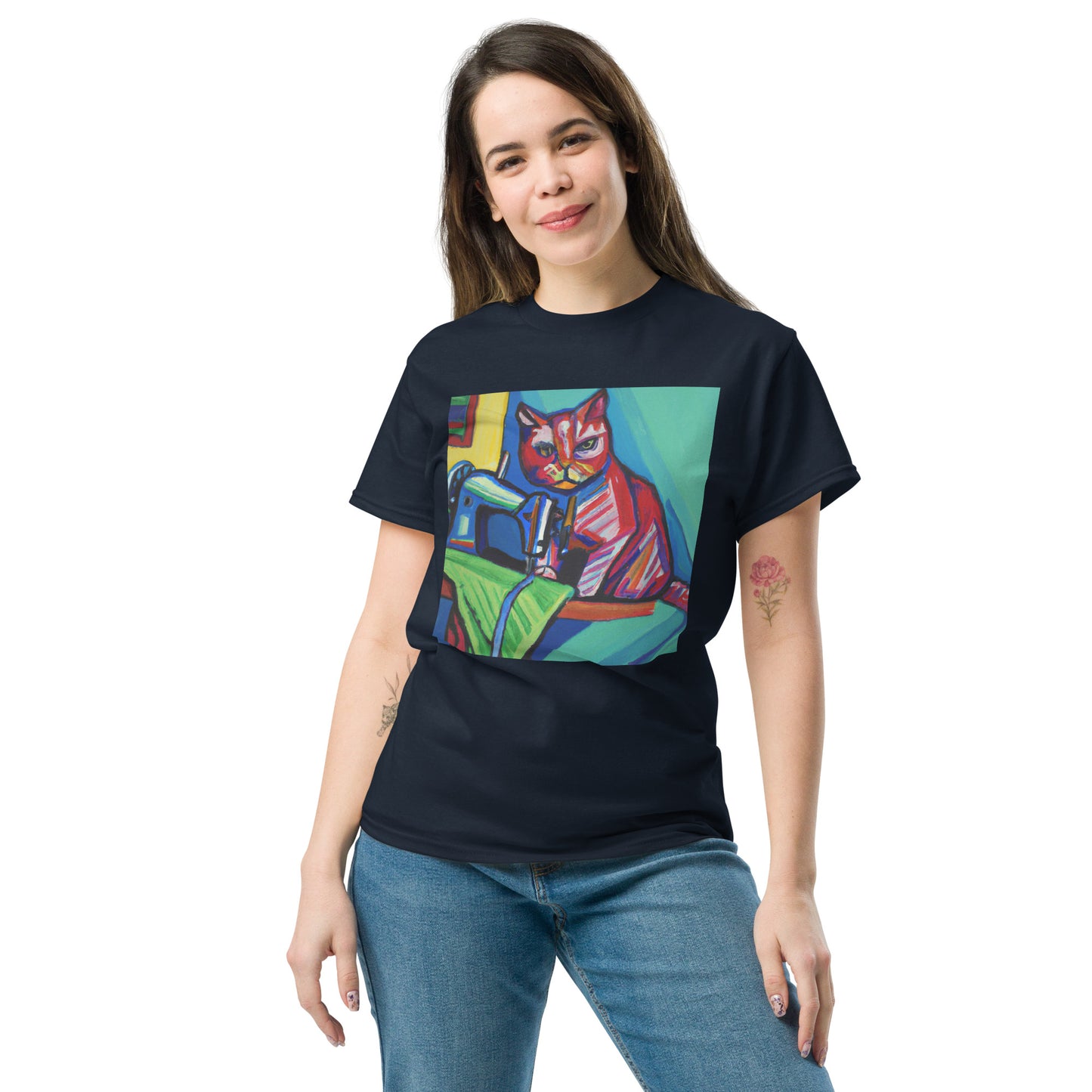 Sewing Cat 25 Unisex Classic T-shirt
