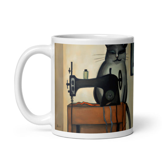Sewing Cats 16 Mug