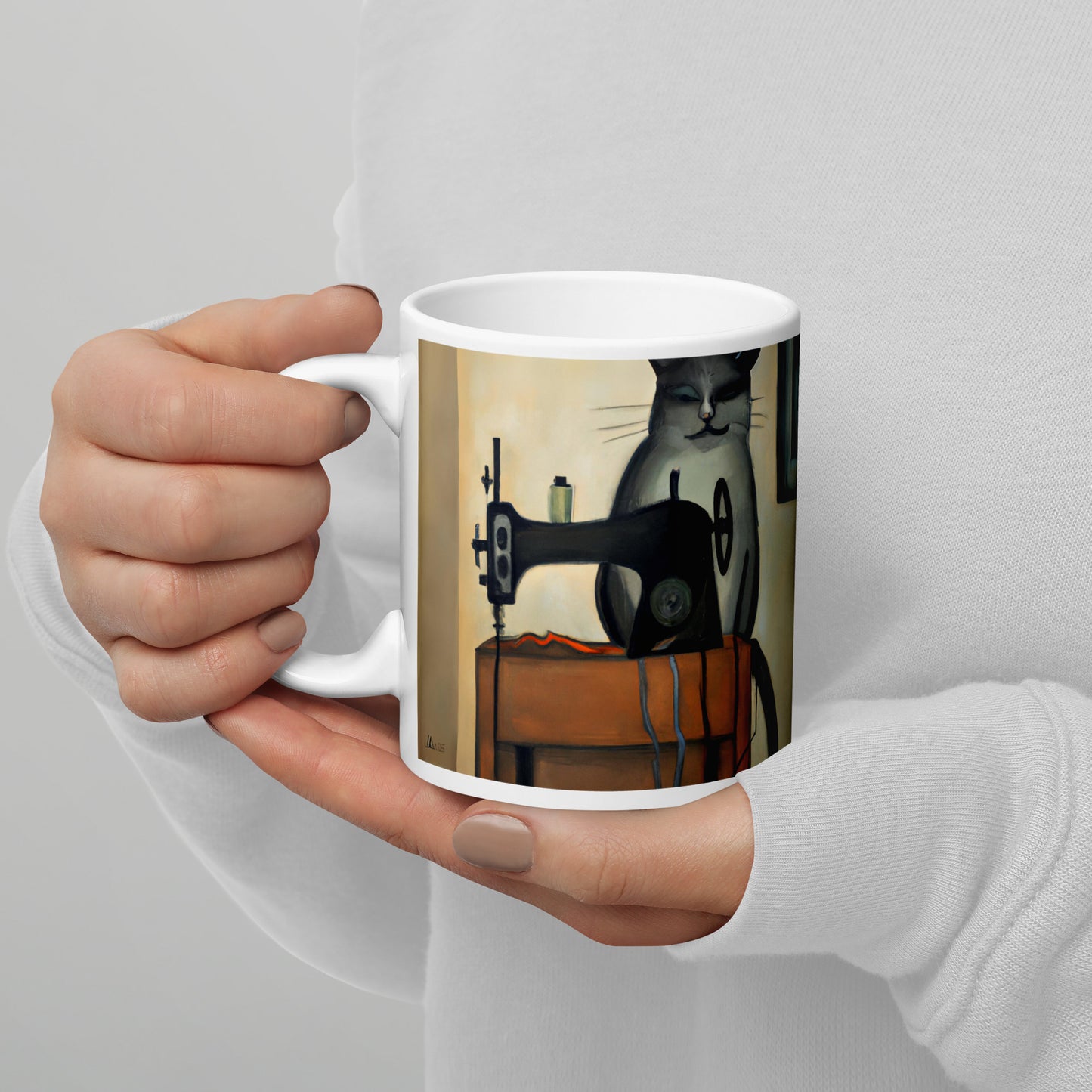 Sewing Cats 16 Mug