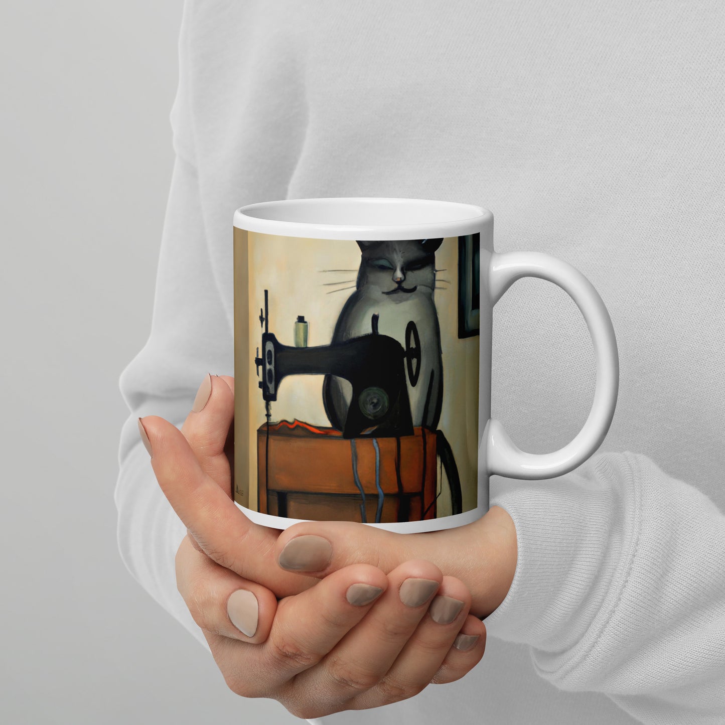 Sewing Cats 16 Mug