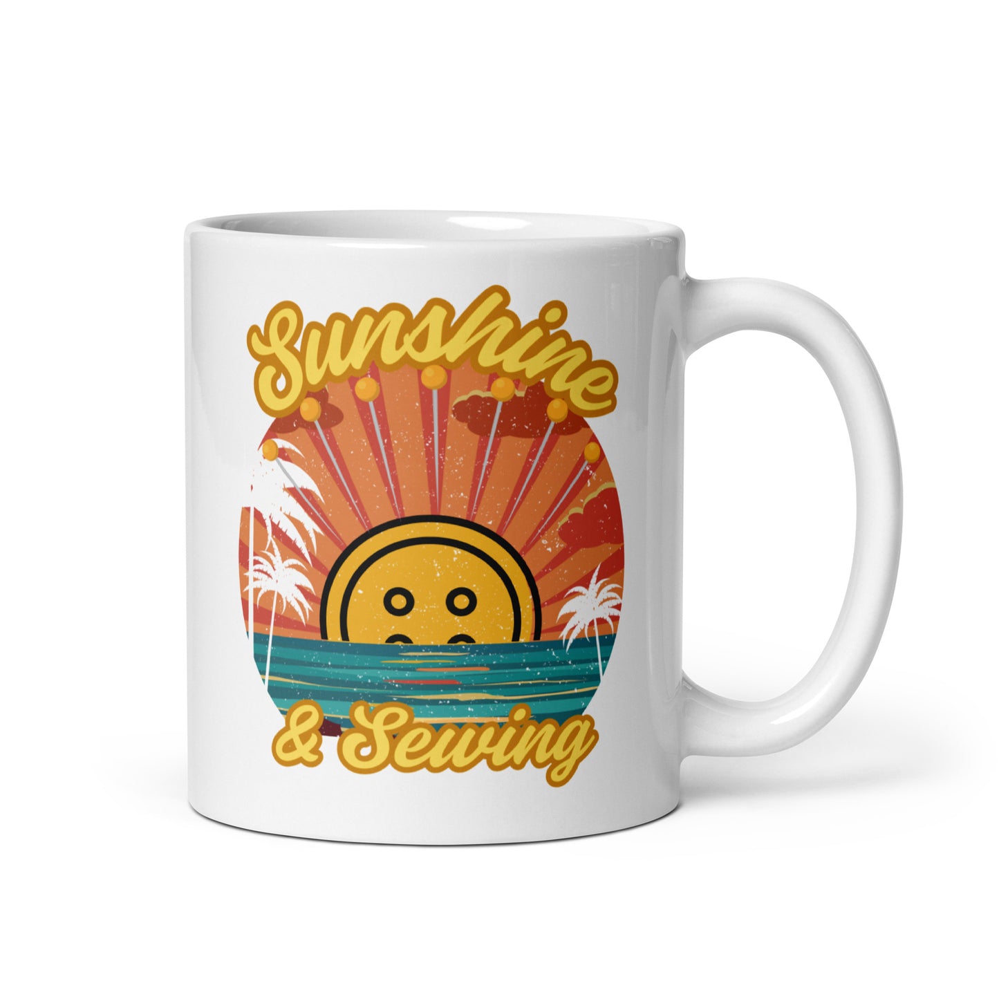Sunshine and Sewing Mug