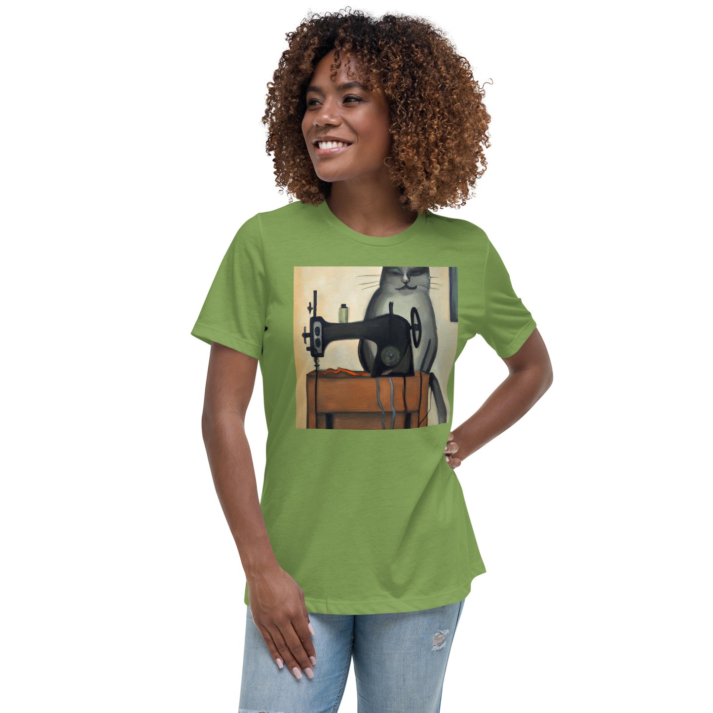 Sewing Cats Women's Relaxed T-Shirt #16