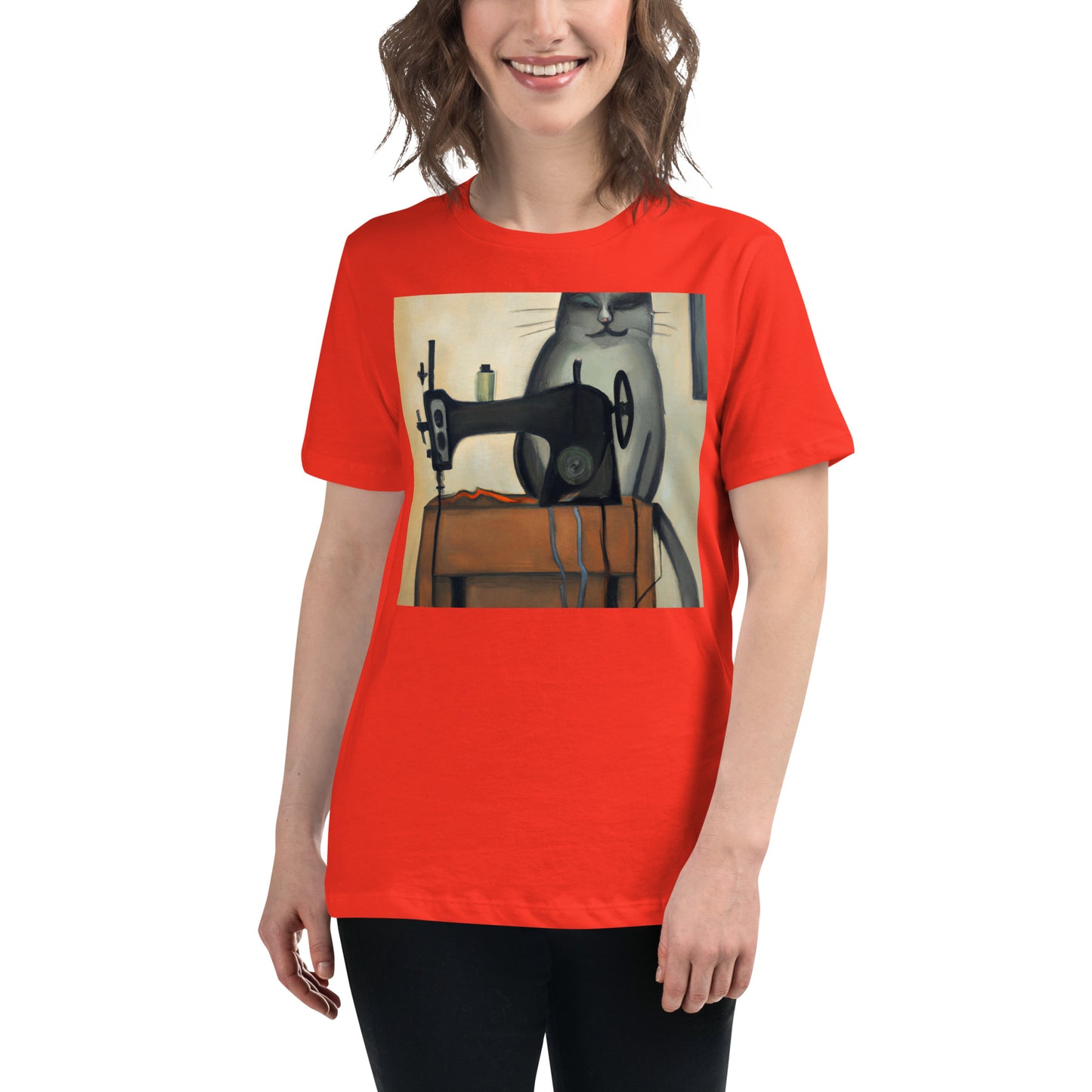 Sewing Cats Women's Relaxed T-Shirt #16